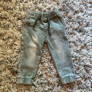 Little Bipsy denim joggers